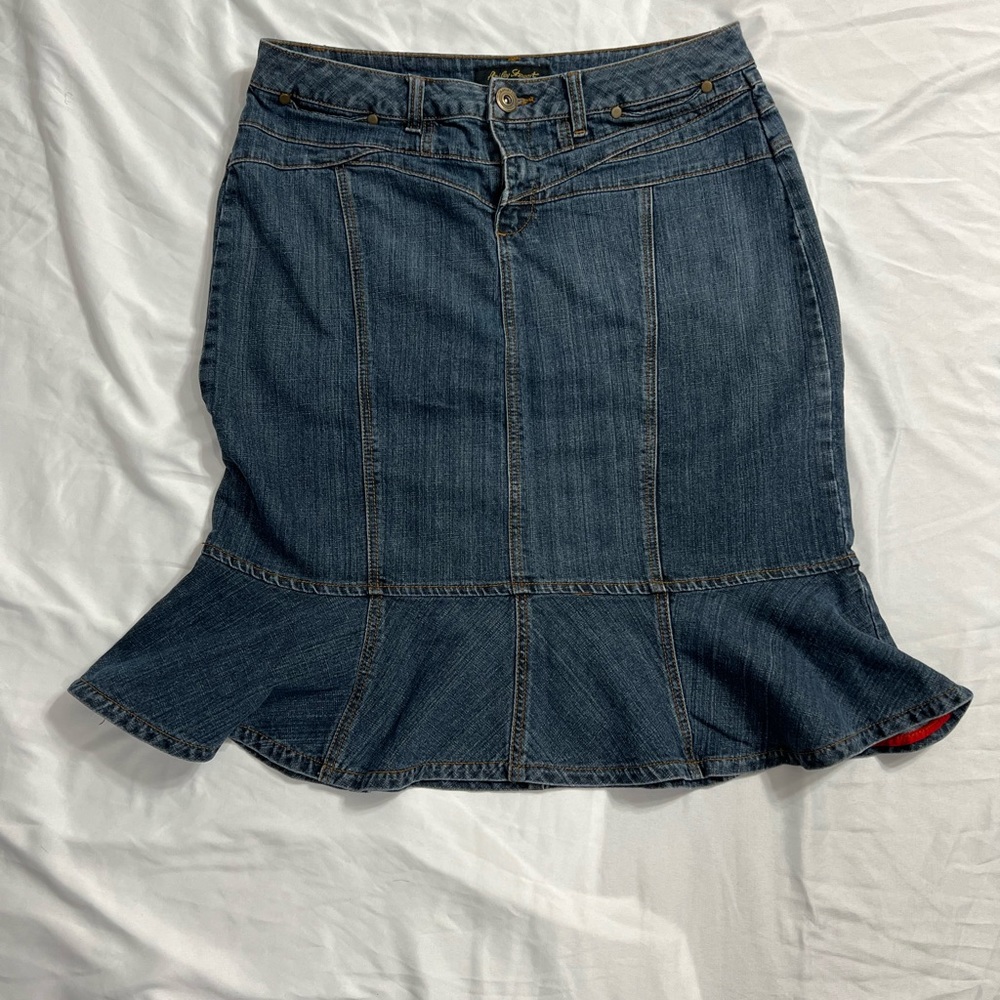 Womens denim skirt